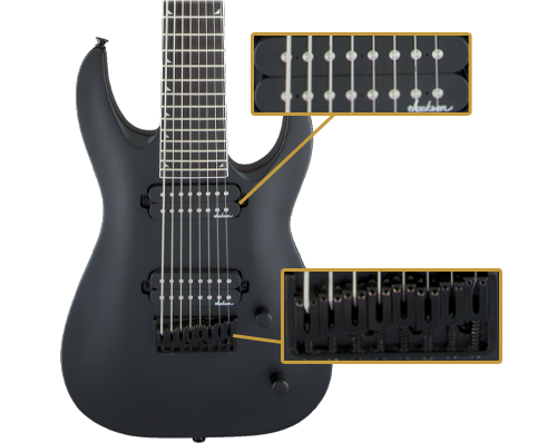 Jackson JS Series Dinky Arch Top JS32-8 DKA HT Satin Black