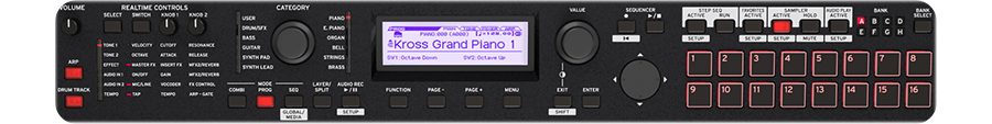 korg kross 2-61 black