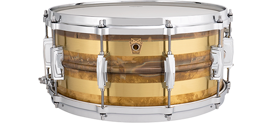Ludwig LB552RS Striped Bronze Snare Drum