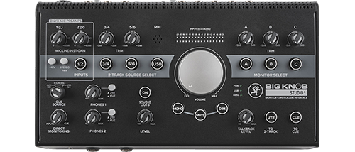 mackie big knob studio plus