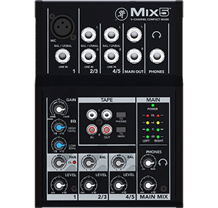 mackie mix5