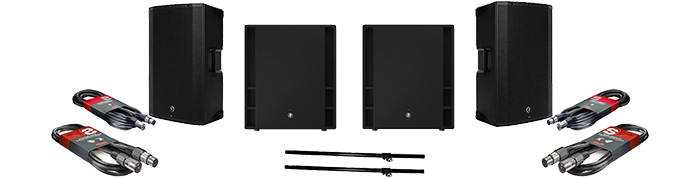mackie thump 15bst powered speaker bundle