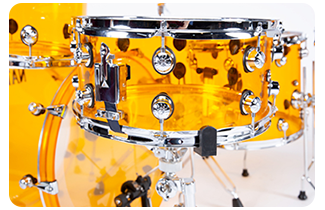 Natal Arcadia 3 Piece Shell Pack Transparent Orange