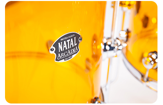 Natal Arcadia 3 Piece Shell Pack Transparent Orange