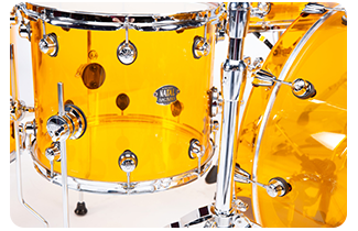 Natal Arcadia 3 Piece Shell Pack Transparent Orange