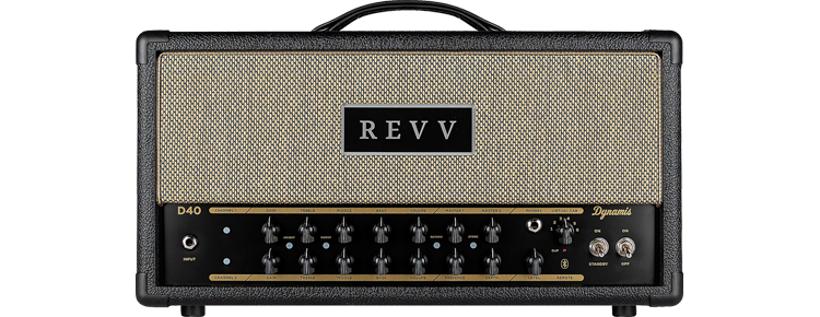 Revv Amplification Dynamis D40 Amplifier Head Black