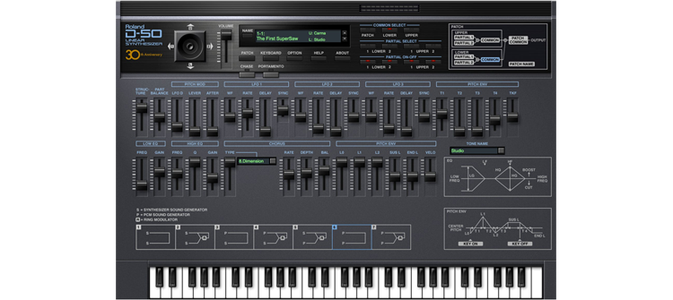 Roland - Cloud D-50 Virtual Instrument
