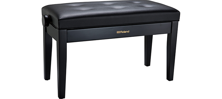 Roland - RPB-D300BK Piano Bench with Storage Compartment