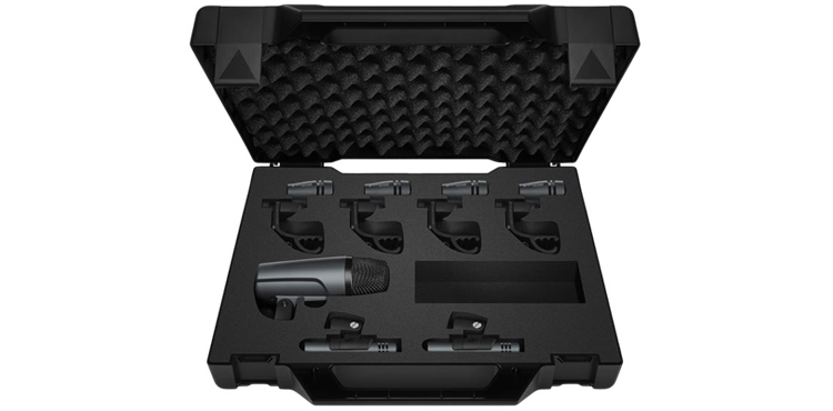 Sennheiser e600 Drum Kit Microphone Set with Case