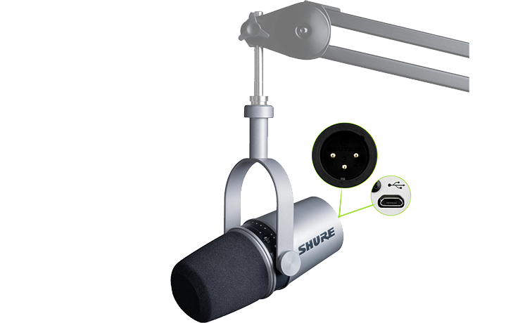 Shure - 'MV7' Silver