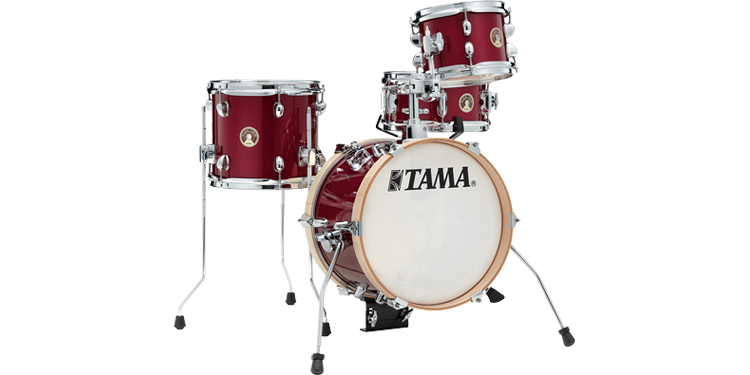 Tama - Club-JAM Flyer 4-piece shell pack with 14 bass drum Candy Apple Mist