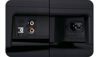 Power / Phono Cable Terminals