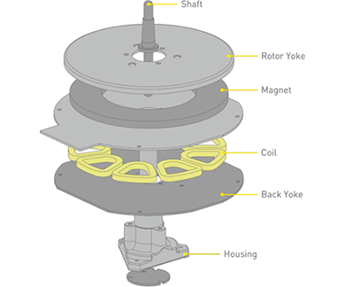 Coreless Direct Drive Motor