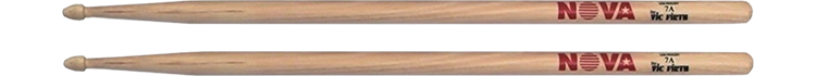 Vic Firth Nova 7A Drumsticks USA Hickory Wooden Tip