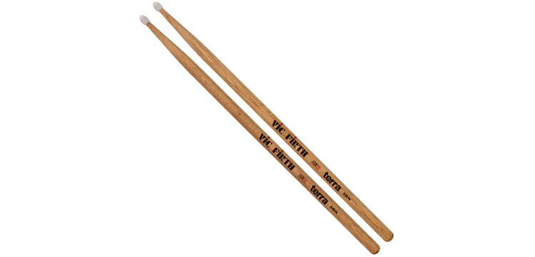 Vic Firth American Classic® 5BTN Terra Series Drumsticks, Nylon Tip