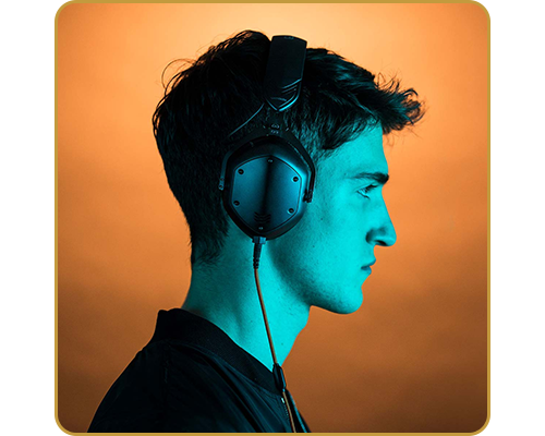 V-Moda M100 Matt Black