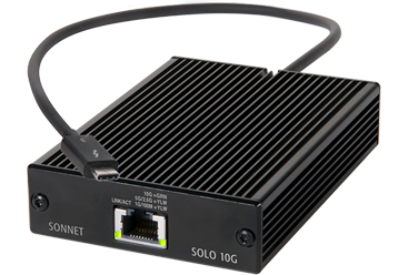 Sonnet Solo 10G Thunderbolt 3 to 10GBASE-T Ethernet Adapter
