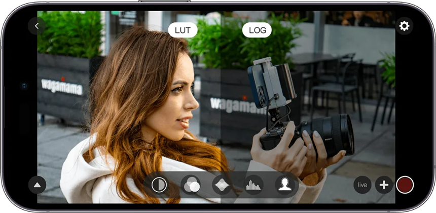 accsoon cineview he app interface