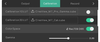 accsoon cineview m7 pro interface