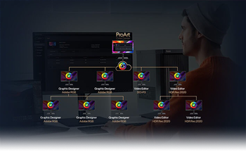 ASUS ProArt Color Center Workflow diagram