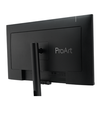 Rear angled view of ASUS proArt Monitor