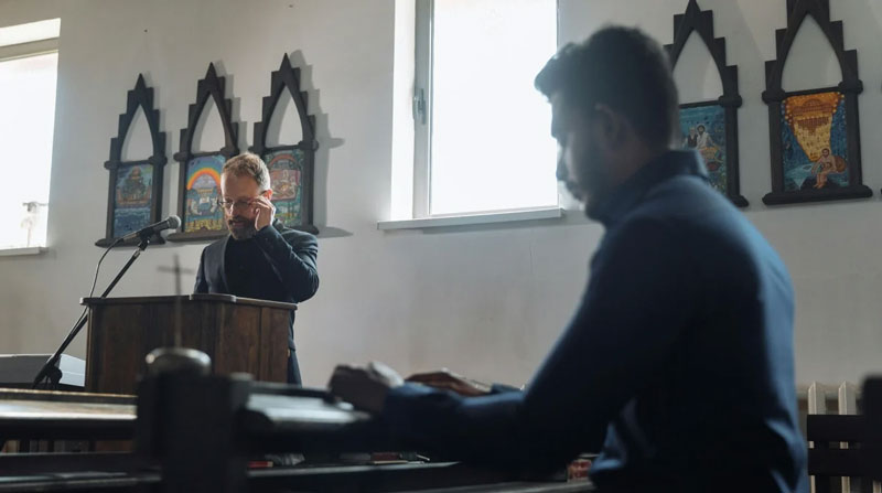 A-Eye PTZ camera being used in a house of worship