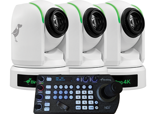 BirdDog P4K Camera Bundle with Free PTZ Keyboard