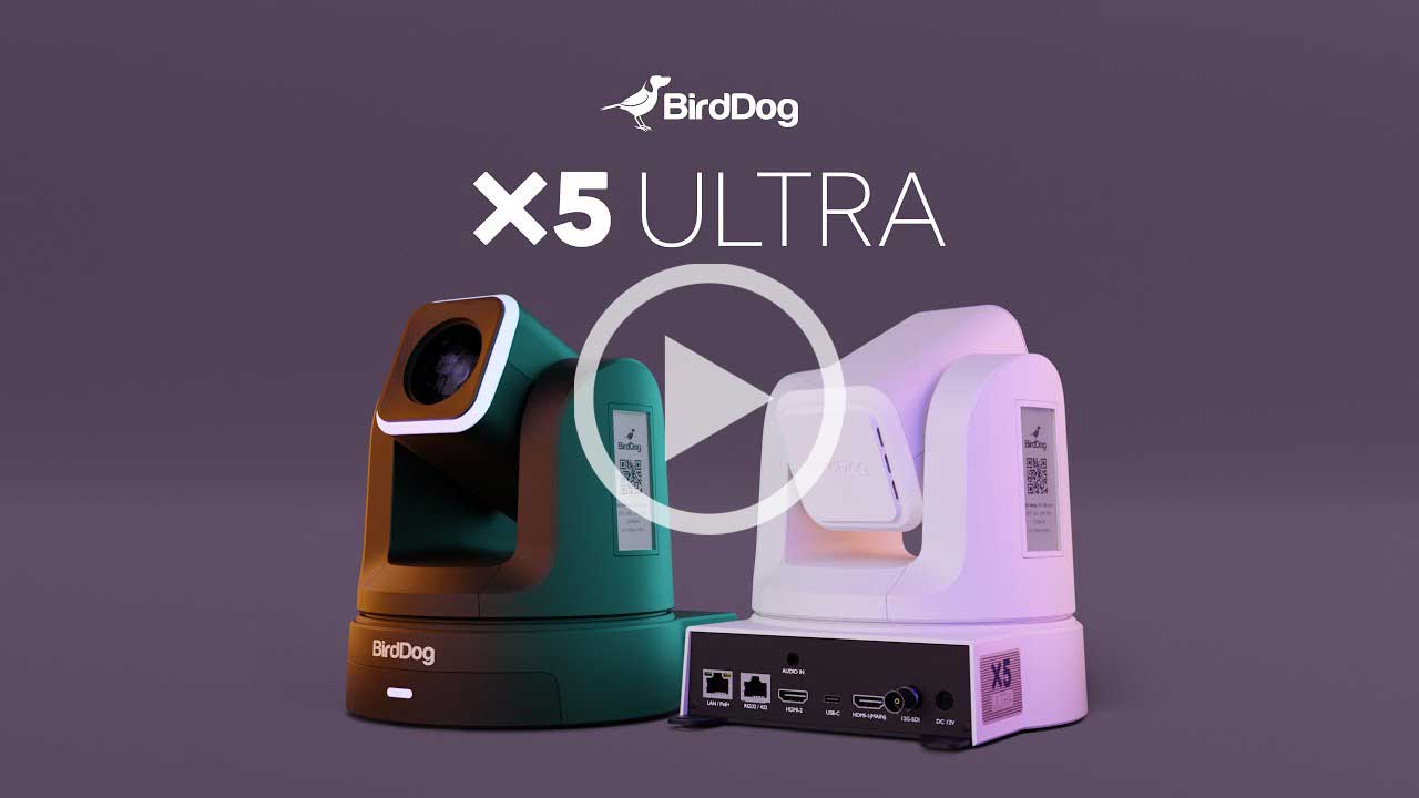 YouTube Video thumbnail for X5 Ultra, Simply Xtreme video product walkthrough of BirdDog X5 Ultra PTZ Camera