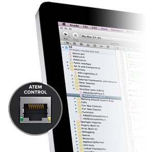 atem sdi pro iso developer sdk example on an ipad