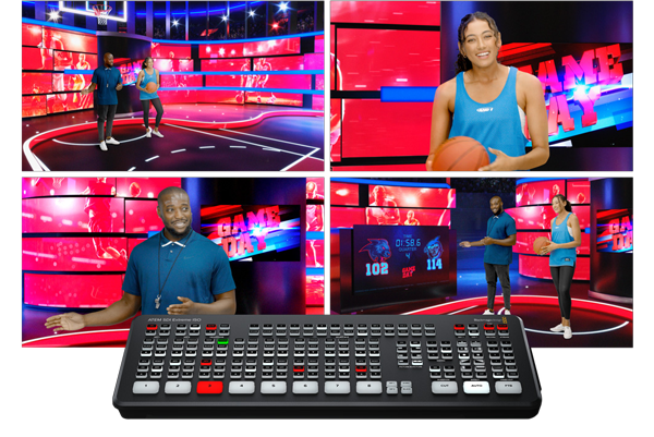 atem sdi pro iso in use with virtual sets