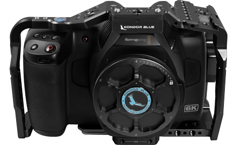 Blackmagic Pocket Cinema Camera 6K G2 With Kondor Blue cage
