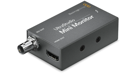 blackmagic design ultrastudio mini monitor