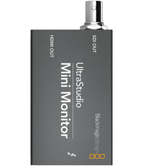 blackmagic design ultrastudio mini monitor