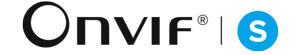black onvif S logo