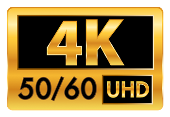 4k logo for the 4k camera ptz