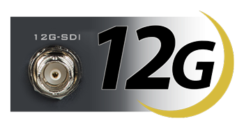 close up of a 12g-sdi port