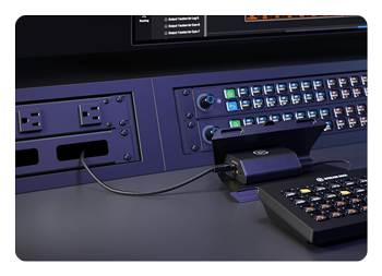 Network Dock in use in broadcast