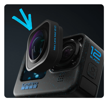 GoPro HERO12 Black Max Lens Mod 2.0