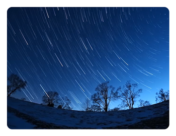 star trails taken with the GoPro HERO12 Black