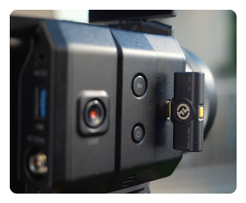 close up of the streaming camera ports