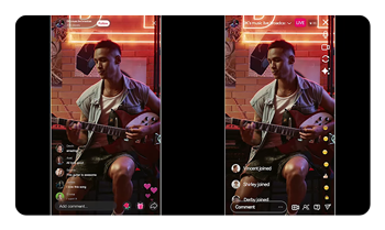 simultaneous streaming on the streaming camera