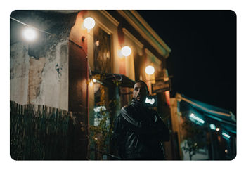 HOYA black mist filter nightscape sample photo