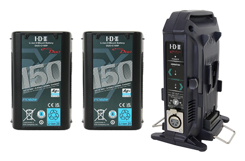 IDX 2x DUO-C150P + VL-2X Charger Bundle