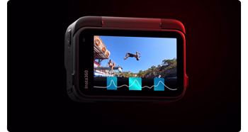 insta360 ace pro 2 showing video highlights on screen