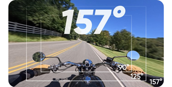 insat360 ace pro 2 still image show casing ultra wide 157degree FOV
