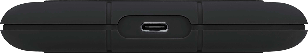 side view of LaCie Rugged SSD Pro showing Thunderbolt 3 port