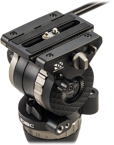 close up of the NX-100MC tripod head