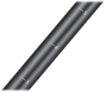 close up of the Libec TH-M monopod numeric indicators