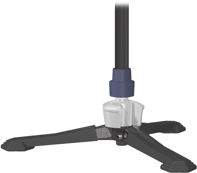 close up of the Libec TH-M monopod lock