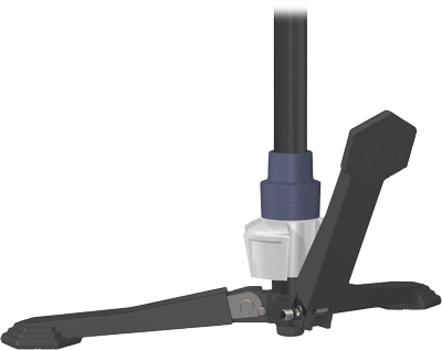 Libec TH-M monopod being setup